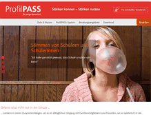 Tablet Screenshot of profilpass-fuer-junge-menschen.de